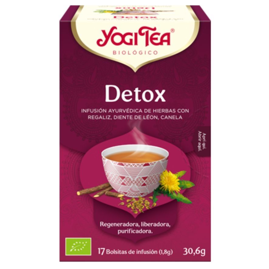 Infusion Detox SinGluten Bio Vegan 17inf Yogi Tea