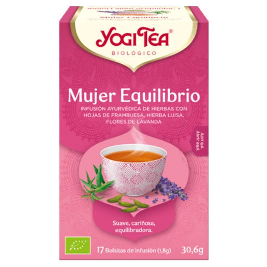 Infusion Mujer Equilibrio SinGluten Bio Vegan 17inf Yogi Tea