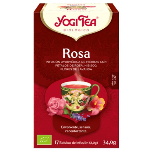 Infusion Rosa SinGluten Bio Vegan 17inf Yogi Tea