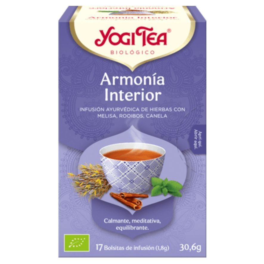 Infusion Armonia Interior SinGluten Bio Vegan 17inf Yogi Tea