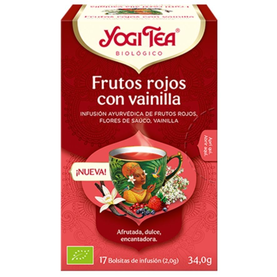 Frutos Rojos Vainilla Infusion Eco 17inf Yogi Tea