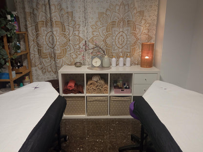 Masaje con aceite de Chocolate Caliente