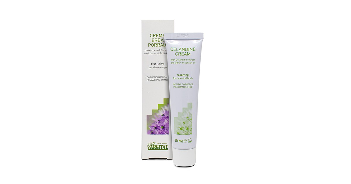 Crema antiverrugas de celidonia, Argital