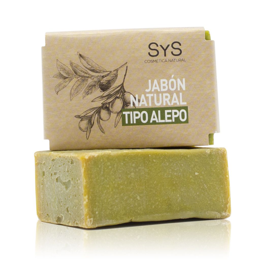 Jabon Tipo Alepo Natural 100gr SYS Cosmetica Natural